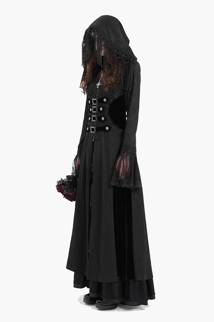 gothic tassel hooded cloak by devil fashion