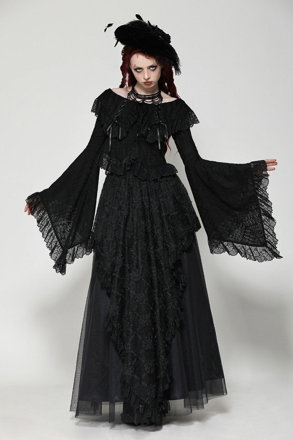steampunk maxi skirt
