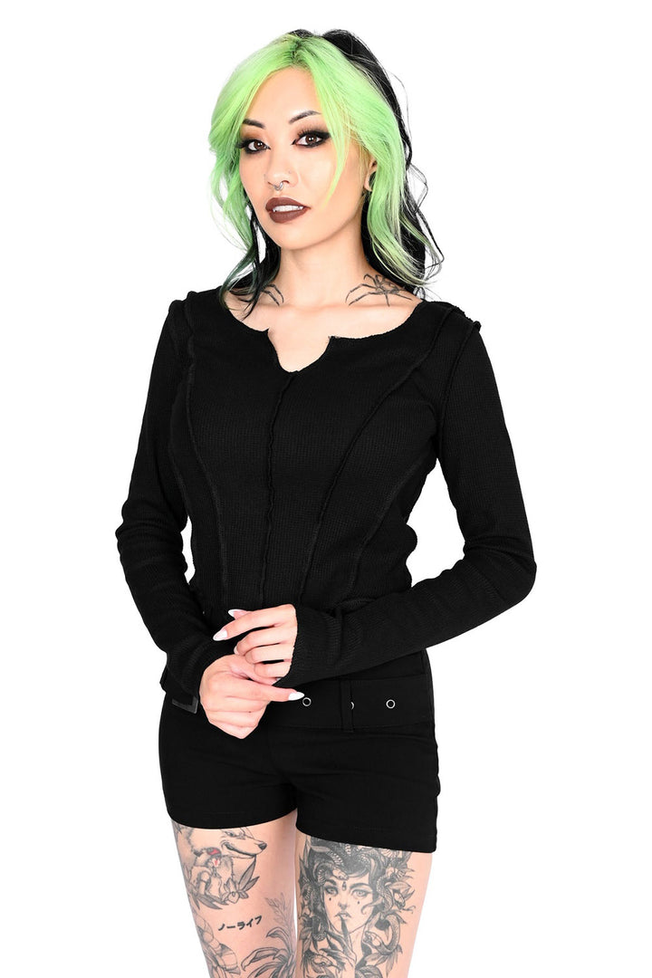 womens gothic long sleeve shirt