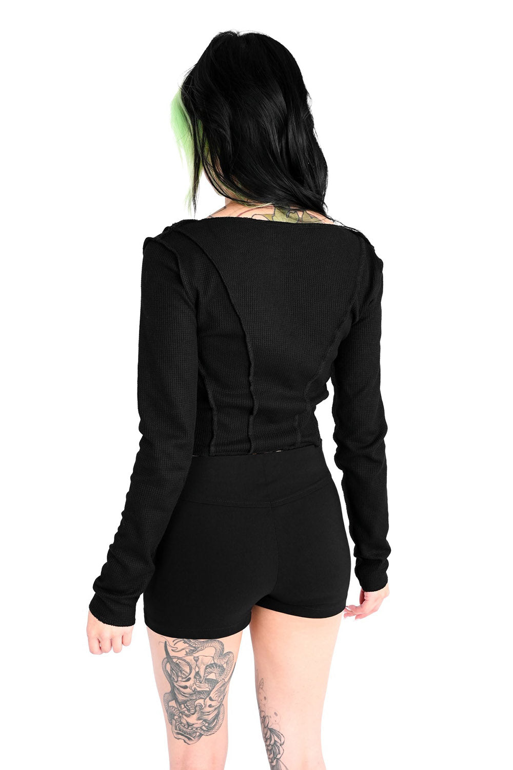 womens grunge shredded gothic long sleeve shirt by foxblood