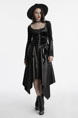 womens flared sleeve witch top