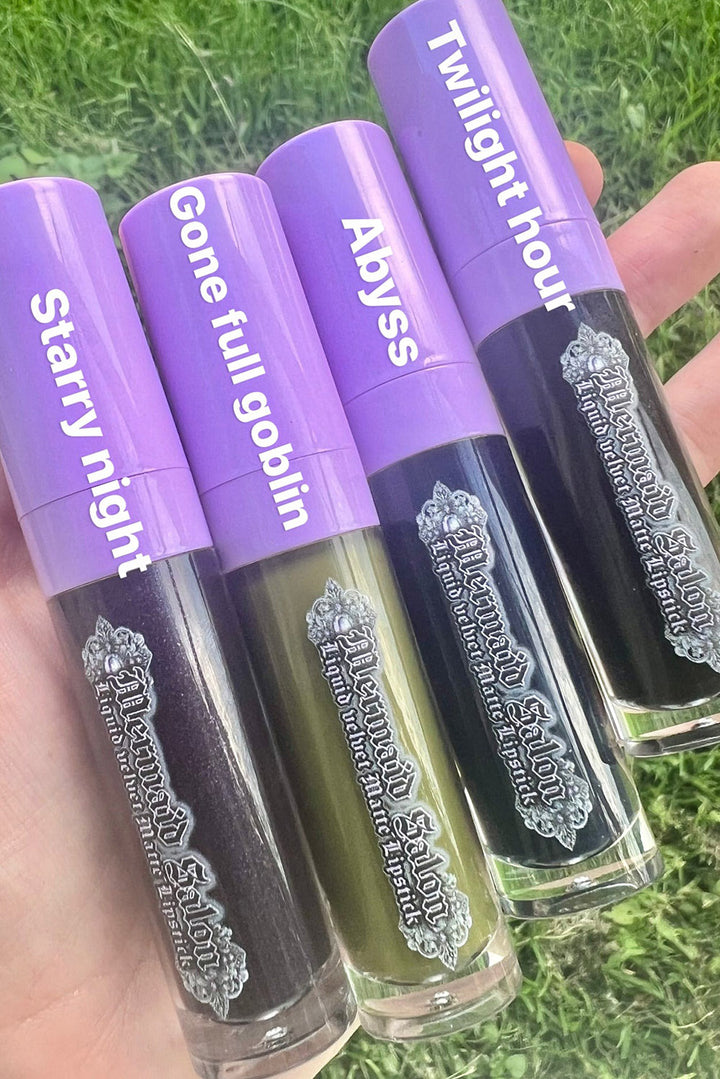 gothic lipsticks by mermaid salon