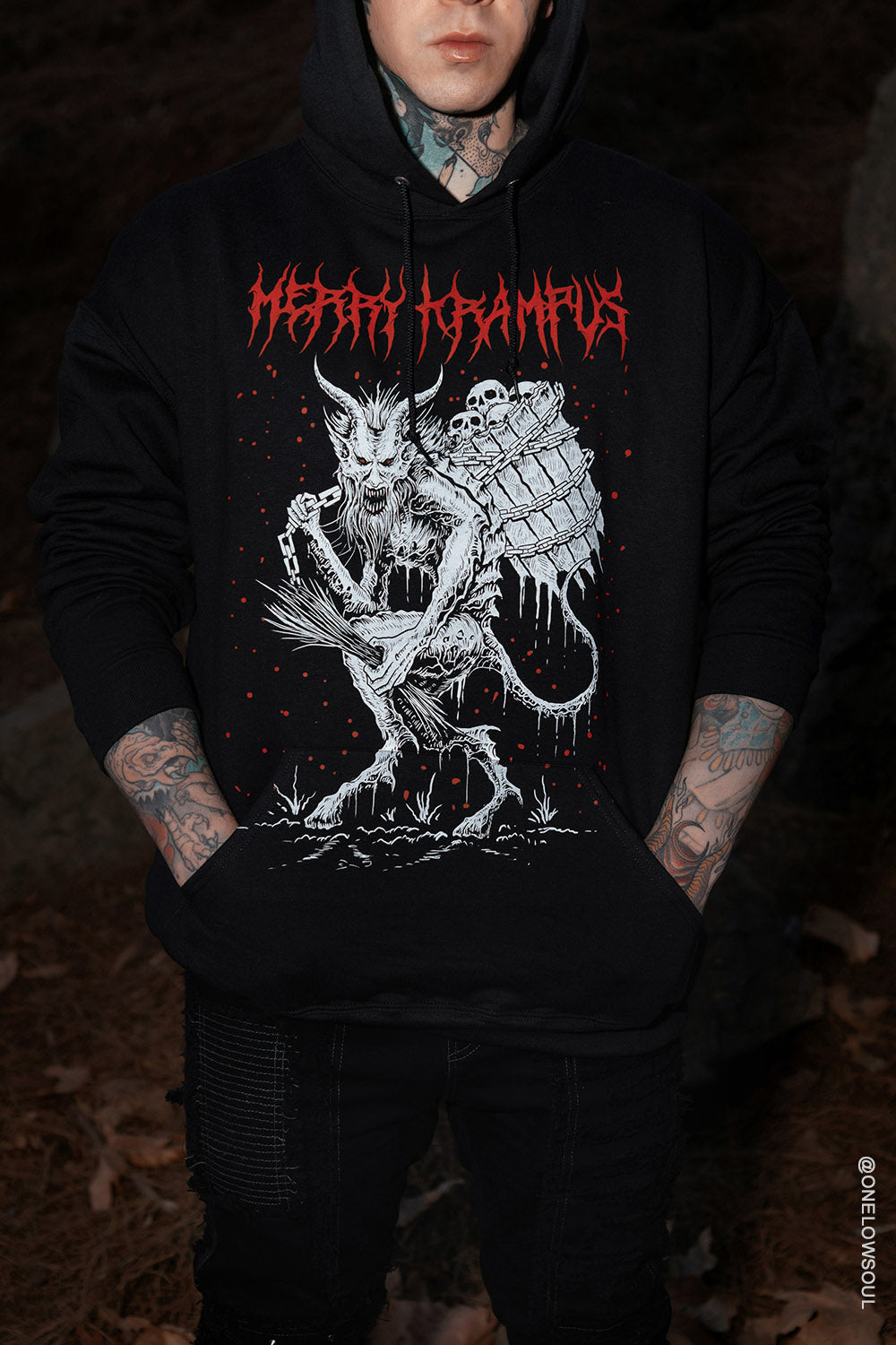 Merry Krampus Hoodie [Zipper or Pullover]