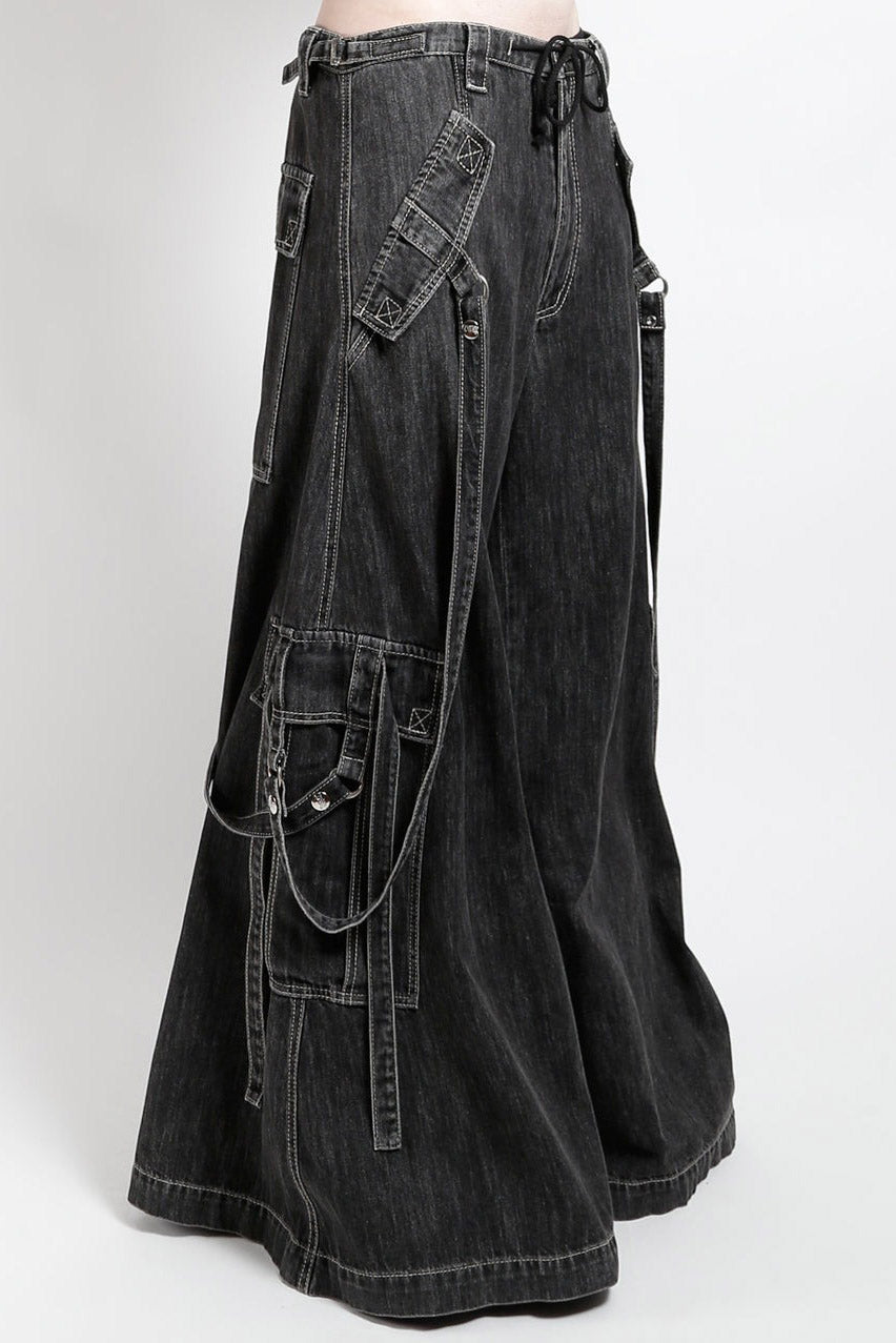 mens punk big baggy jeans