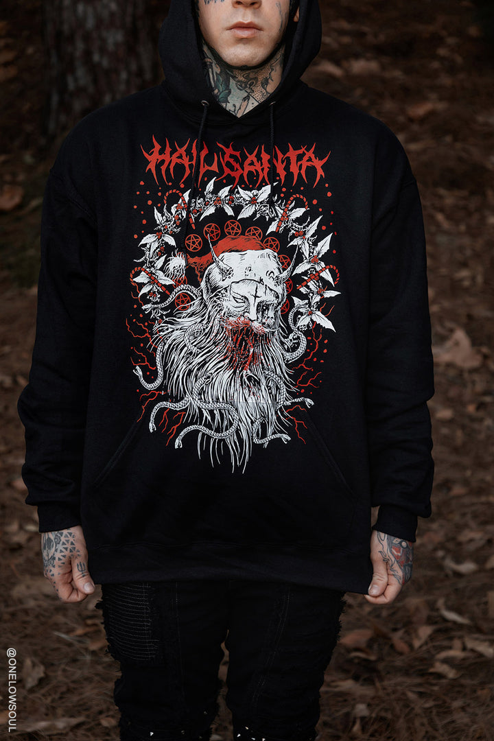 creepy xmas hoodie