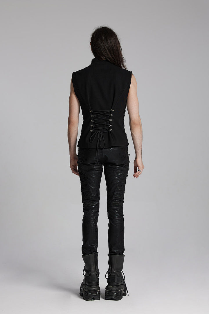 mens corset vest