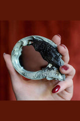 goth hand mirror