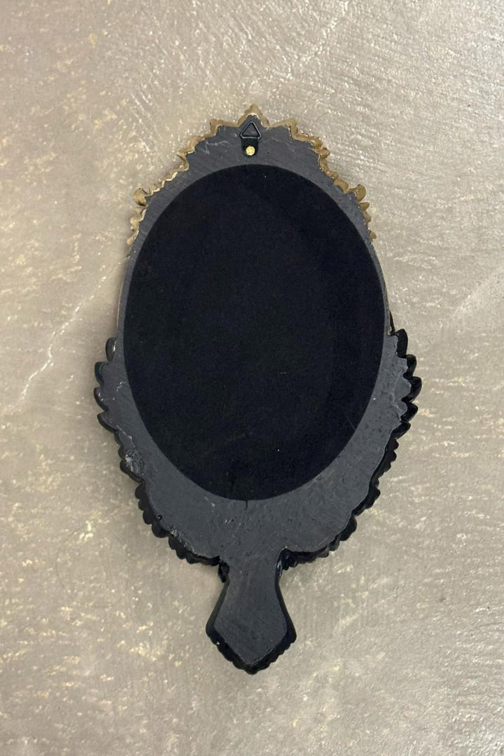 steampunk gothic raven mirror
