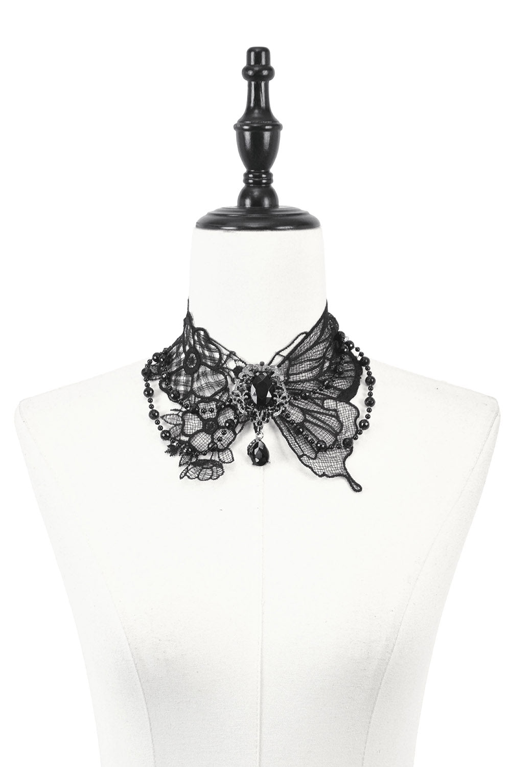 vintage gothic butterfly necklace