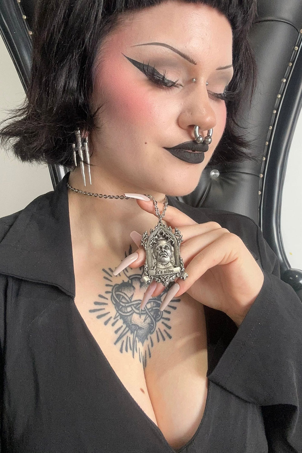 gothic frankenstein jewelry