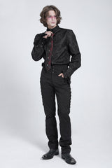 mens ornate vampire goth necktie by devil fashion