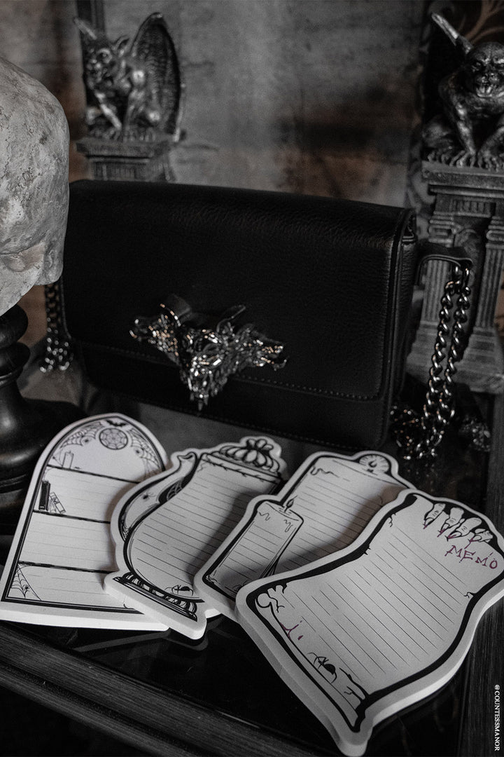 haunting gothic sticky note pads