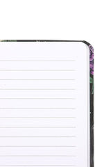 occult dark floral flower dark skull notebook