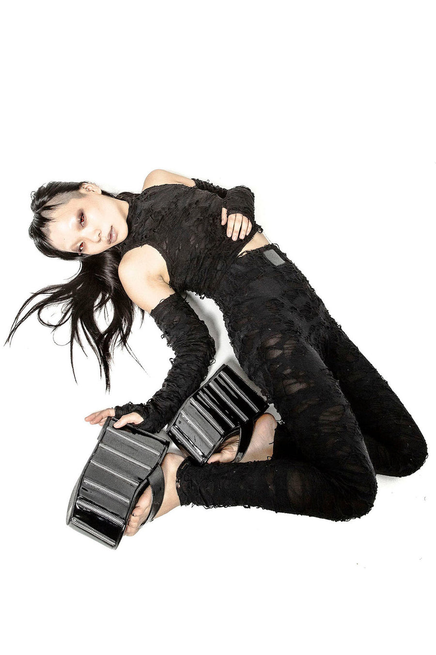 distressed leggings