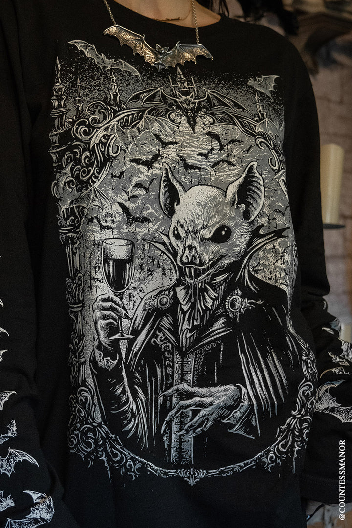 Victorian Vampire Bat T-shirt