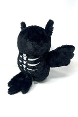 spooky cute large skeleton owl toy