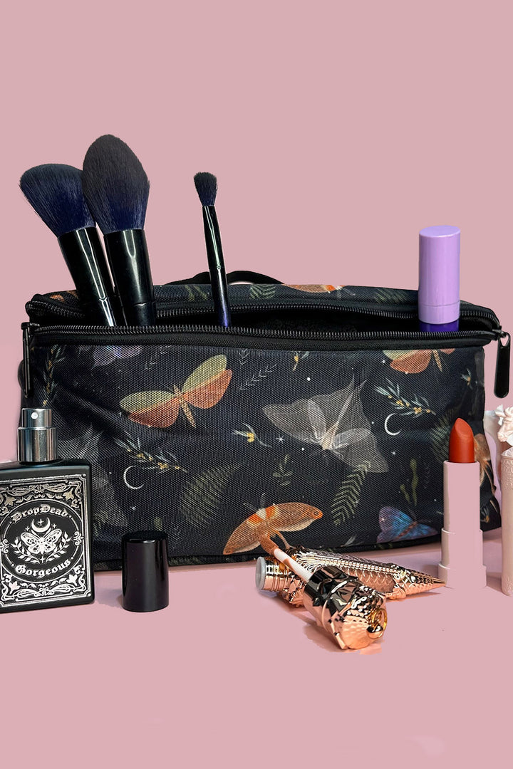dark moth makeup bag