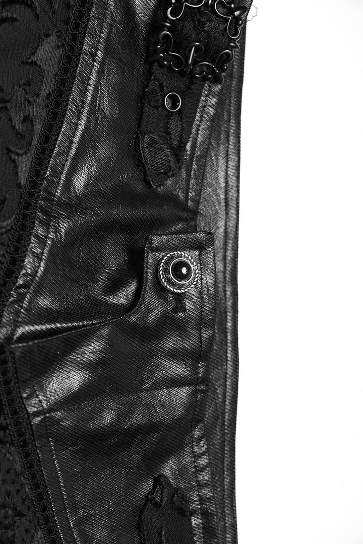 punk rave straight leg goth-pants