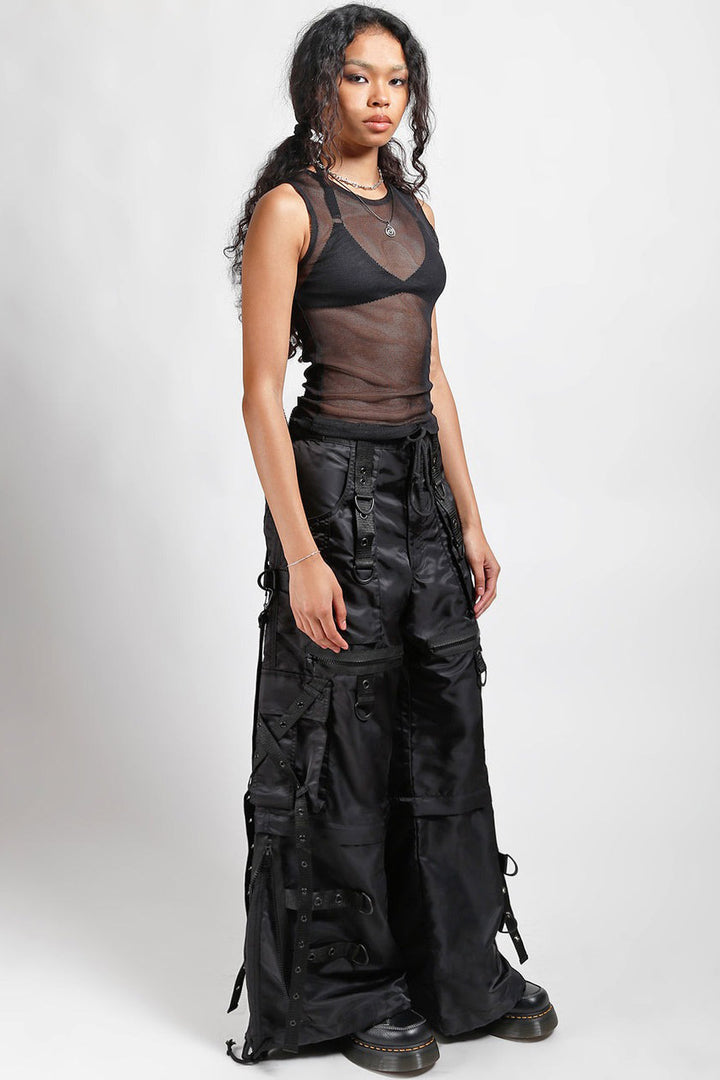 heavy metal oversized gothic pants
