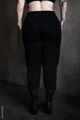 spooky cute mad hatter dark alice in wonderland pants