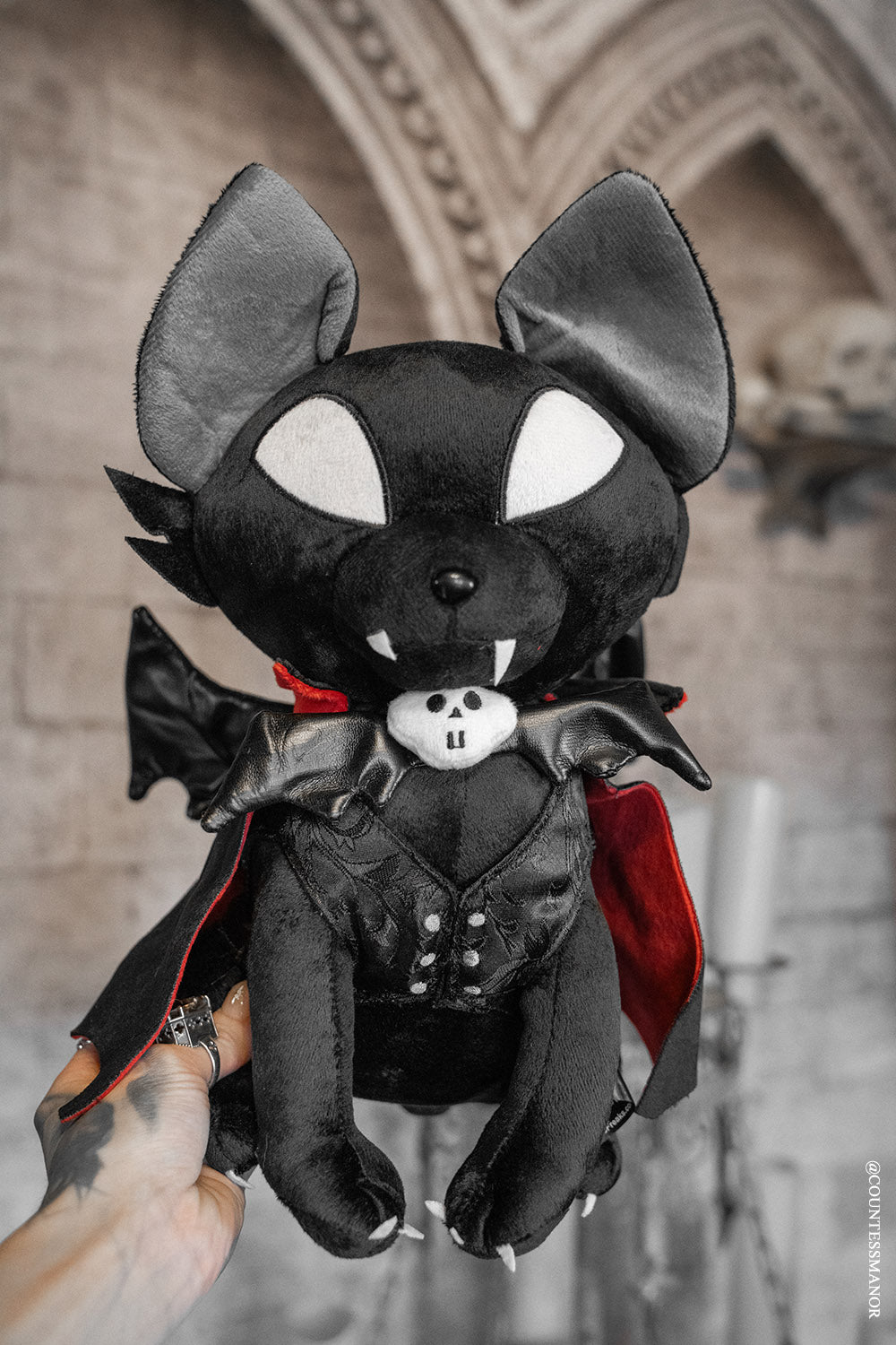 vampire cat plushie