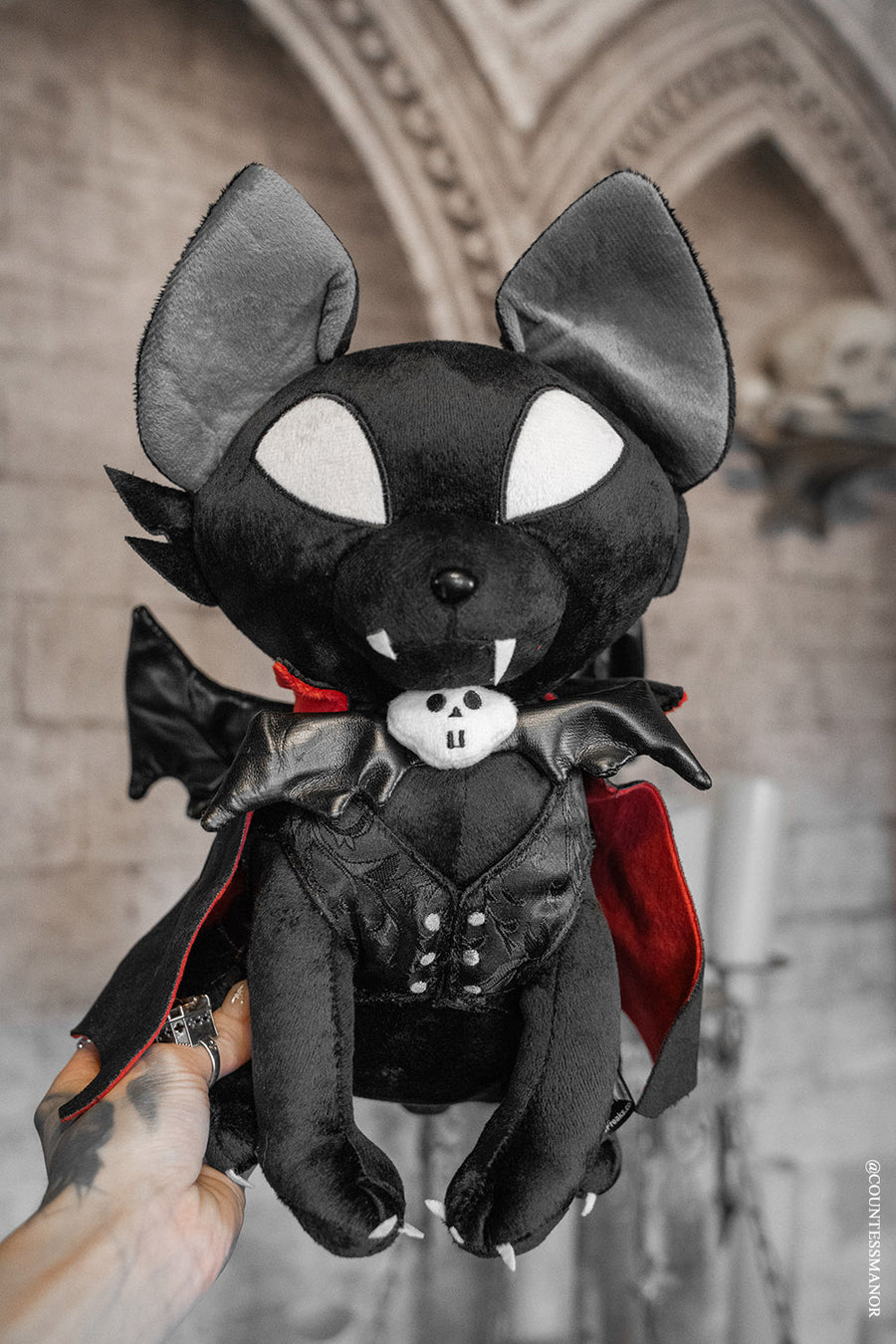 Vampire Kitty Plush Toy