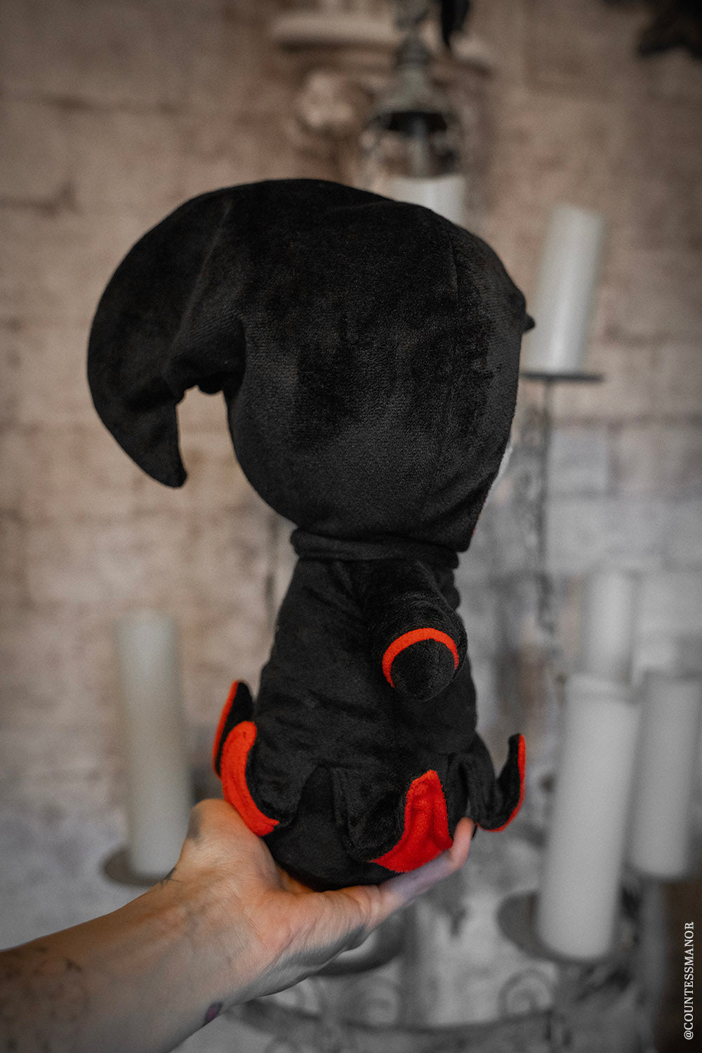 gothic grim reaper plushie by vampireferaks