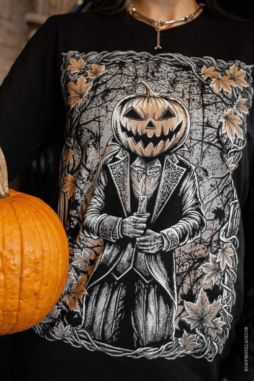 Jack-O-Lantern Gentleman T-shirt