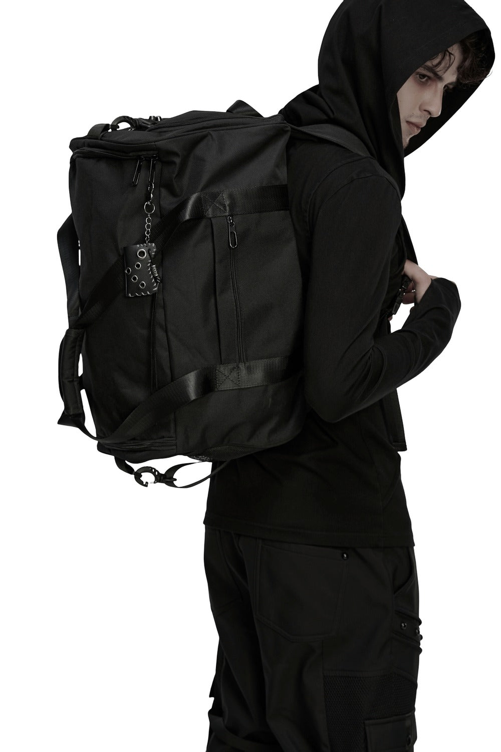 studded mens backpack