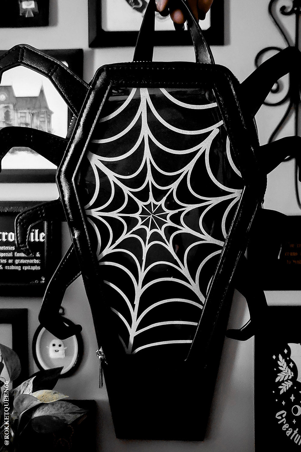 Spider Coffin Ita Bag [BLACK/RED]