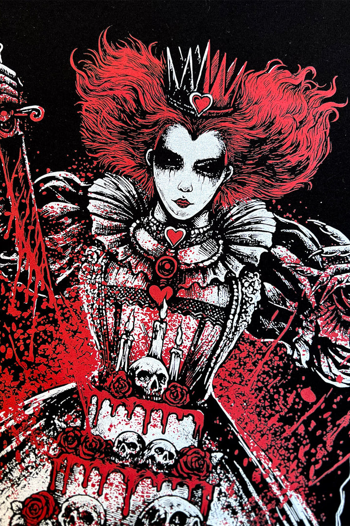 dark alice in wonderland queen of hearts shirt