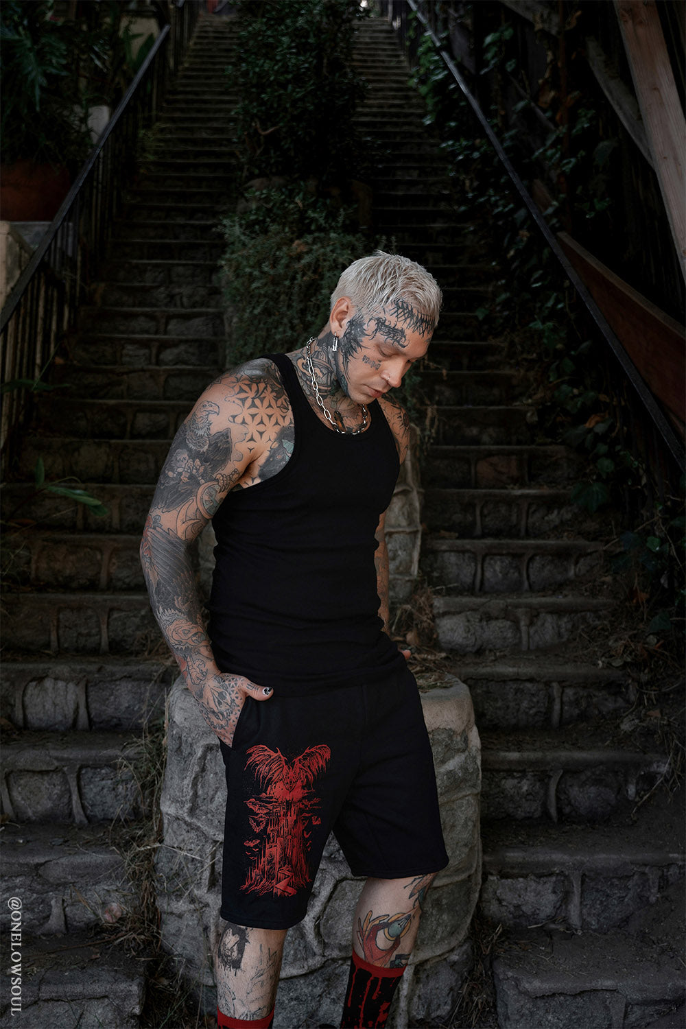 mens gothic loungewear 