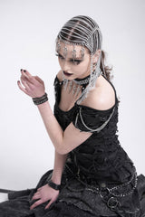 gothic chain headdress