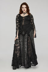 Gothic Renaissance Ruffled Skirt [Plus Size] - skirts - VampireFreaks - Punk Rave