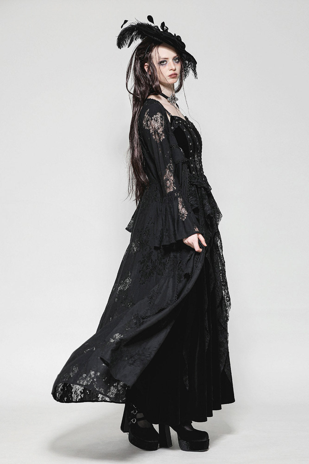 maxi lace cardigan for summer
