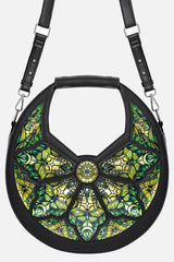 green crescent bag