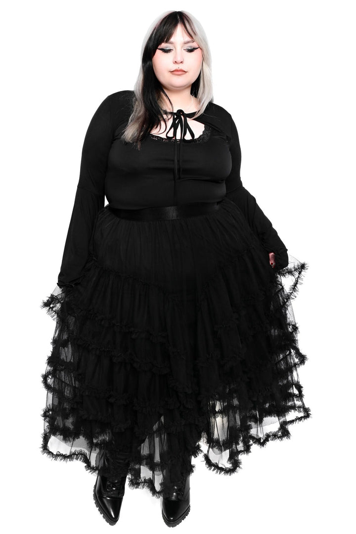 plus size womens tulle skirt