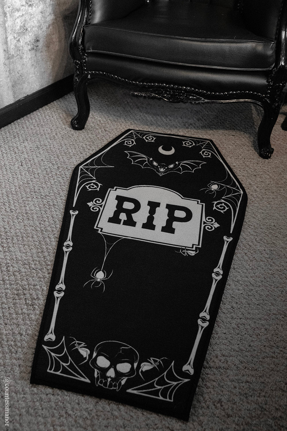 Dead Body Rug RIP Coffin Rug – VampireFreaks