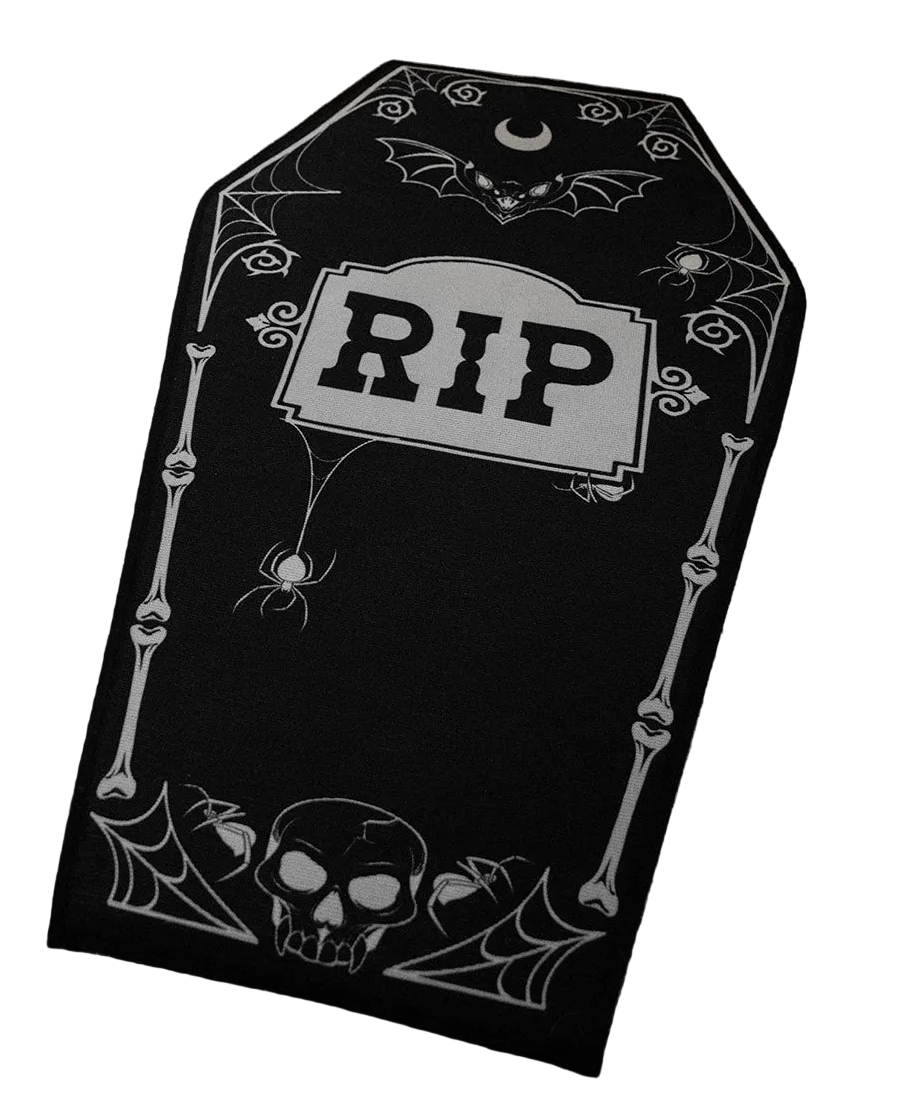 RIP Coffin Rug