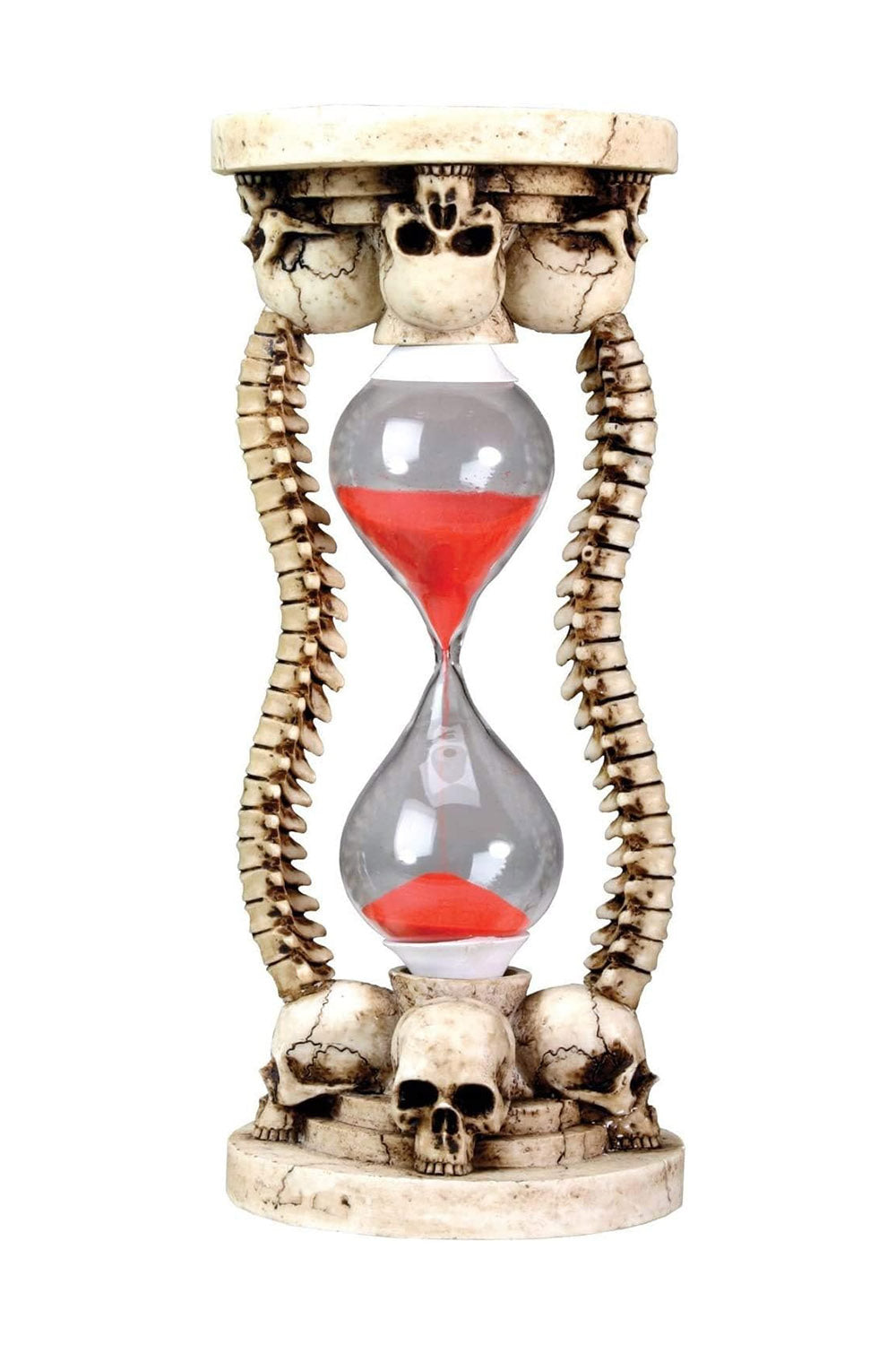 gothic skull sand timer