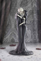 goth wedding cake topper sculpture