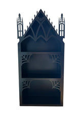 black goth wall shelf by vampire freaks