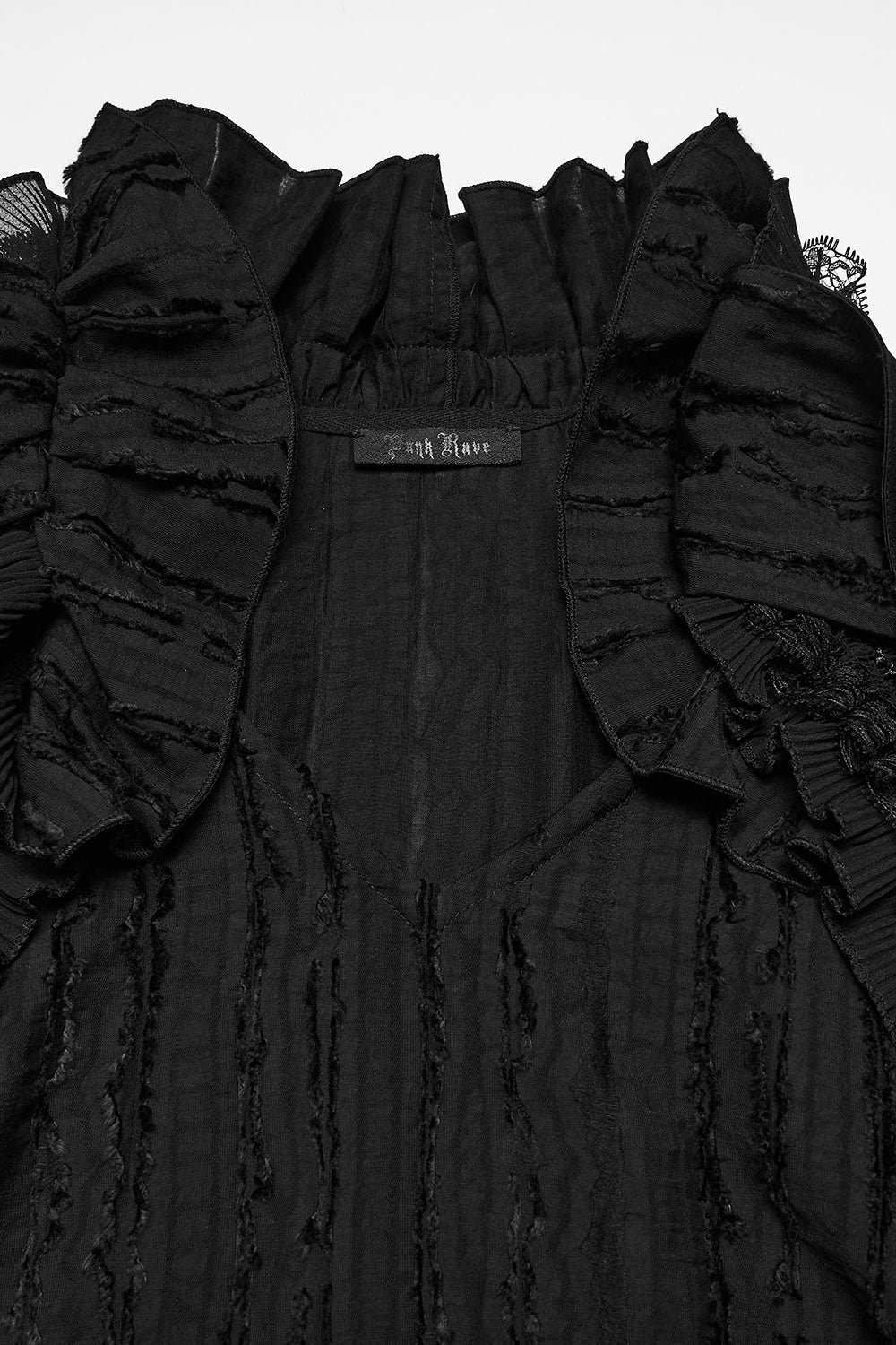 loose ren faire long sleeve black victorian pirate shirt for men