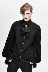 mens billowy romantic goth shirt
