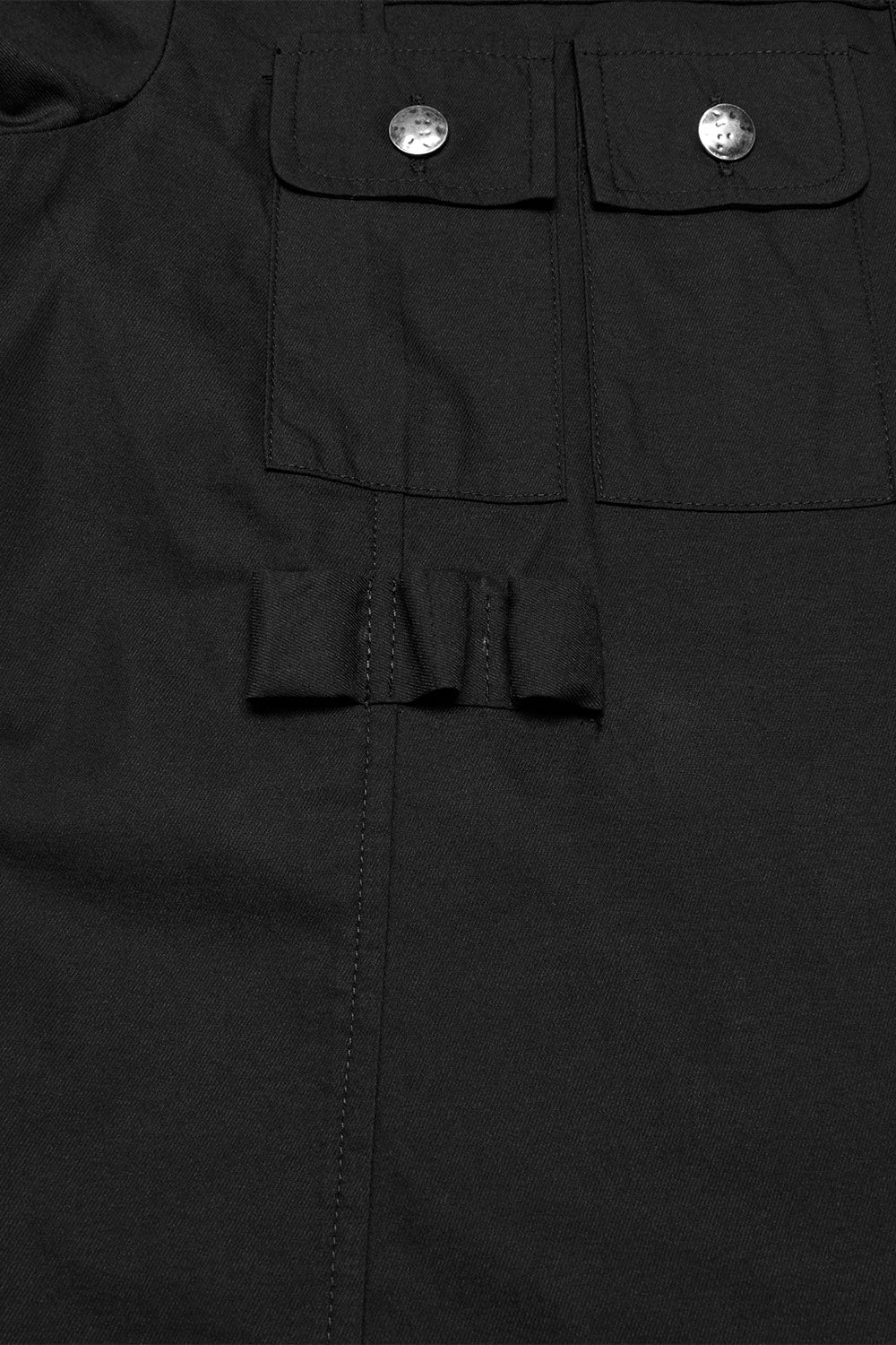 mens Gothic buttoned shit with pen holders 
