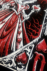 distressed spooky heavy metal gothic dark alice in wonderland queen of hearts clothes