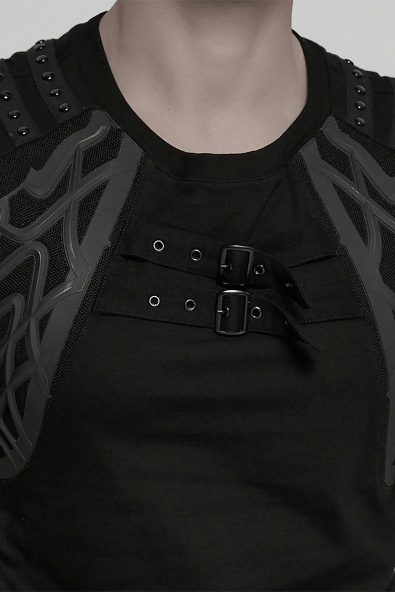 gothic buckled top by punk rave