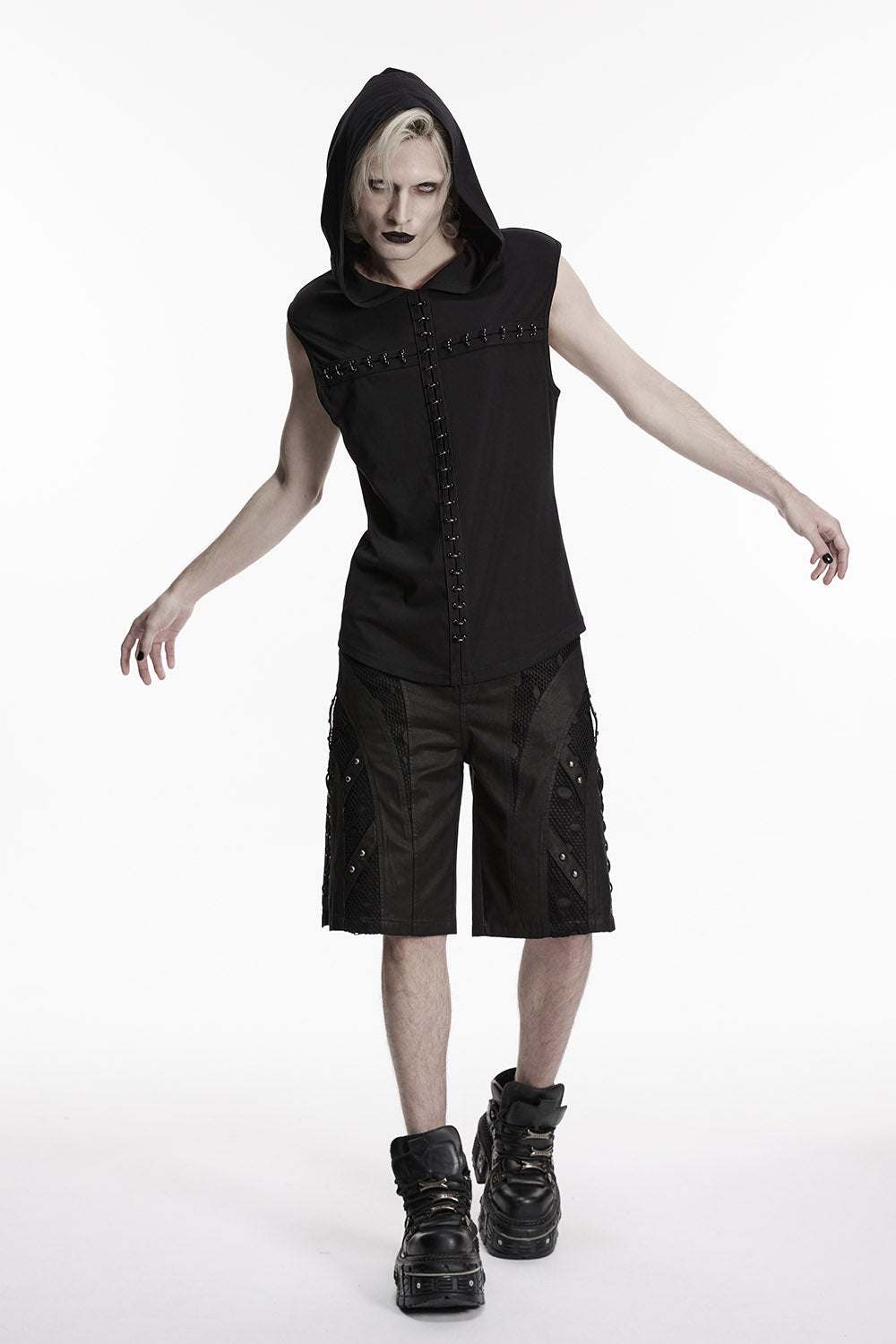 mens gothic shorts