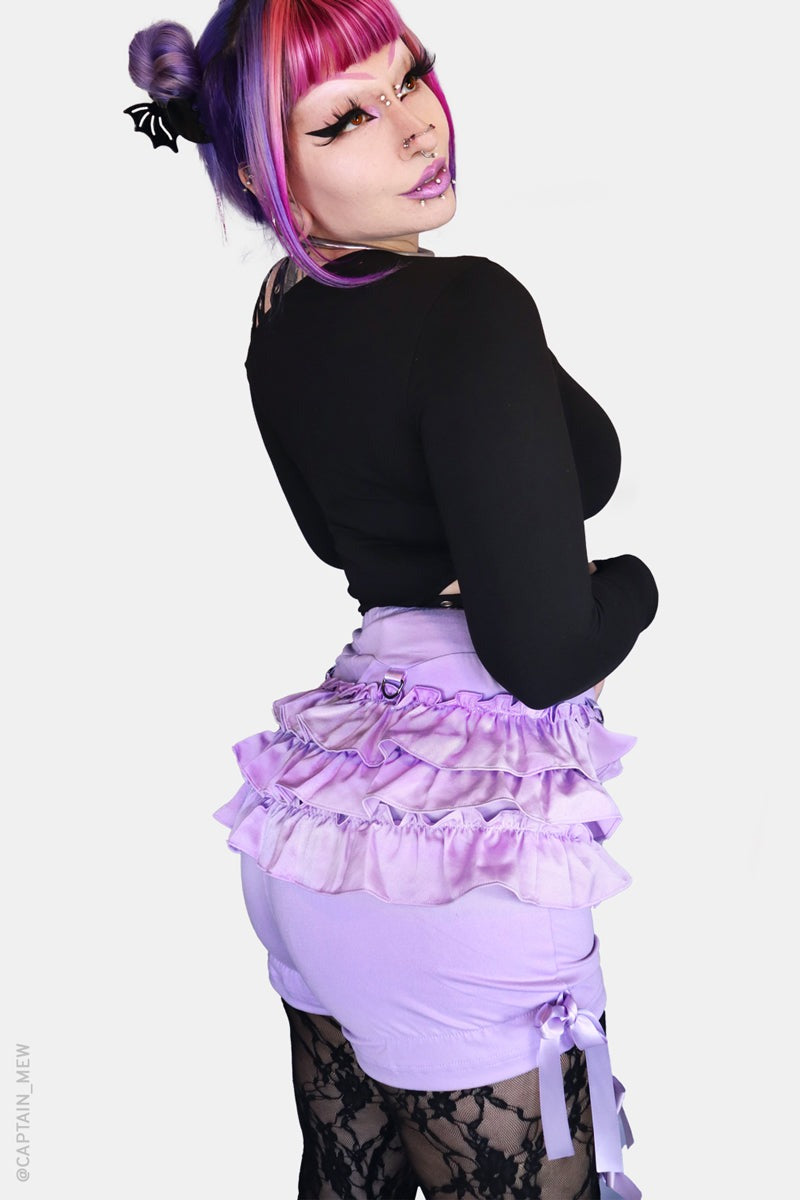 womens cute and creepy pastel goth lolita bloomer shorts 