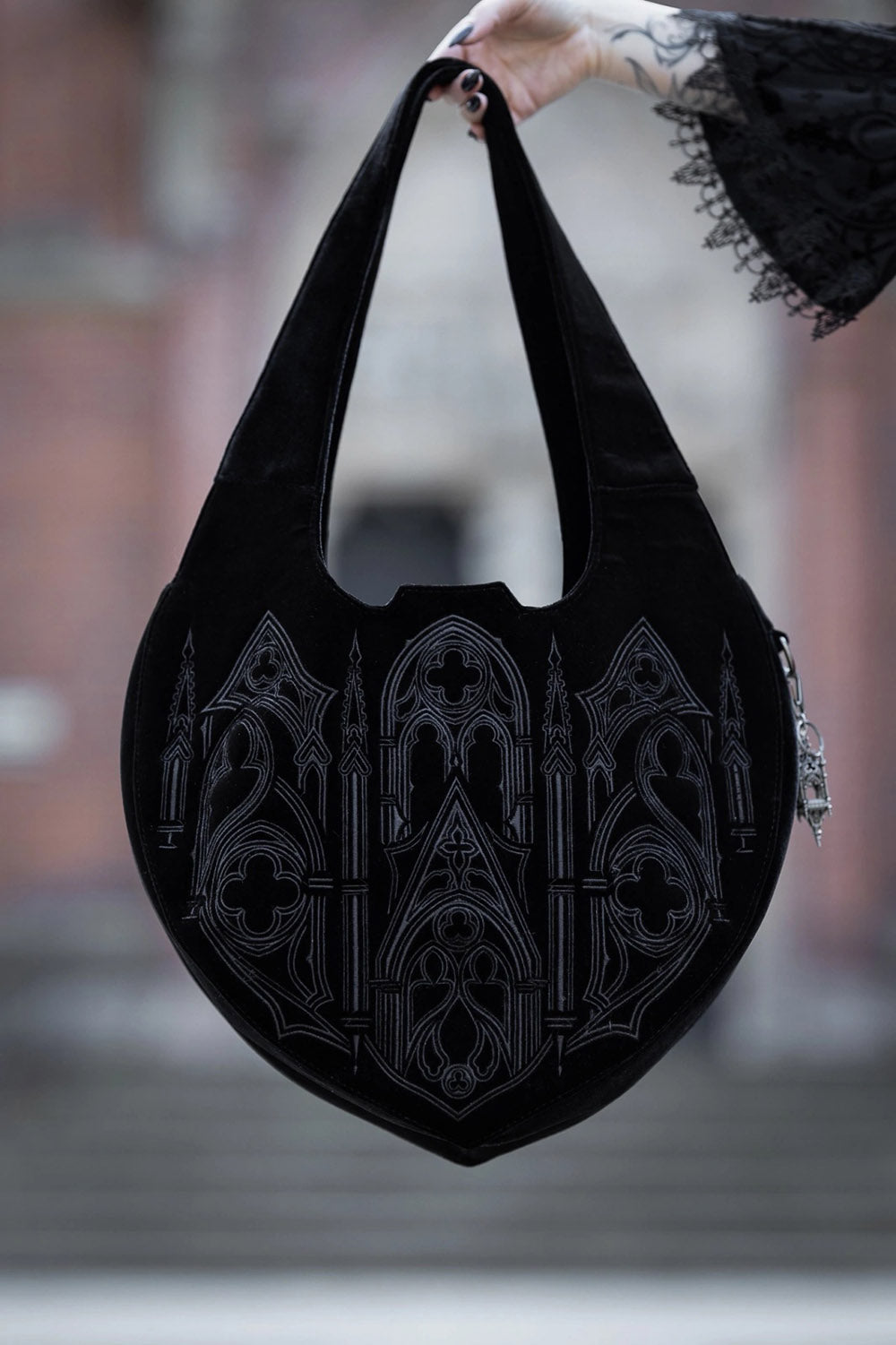 black bag by restyle with embroidery 
